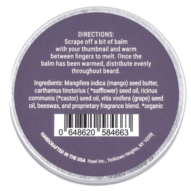 Taconic Shave. Conditioning Beard Balm for Men, Shines, Conditions, Holds & Smooths | All Natural Formulation. 2 Ounce Size (Excalibur)