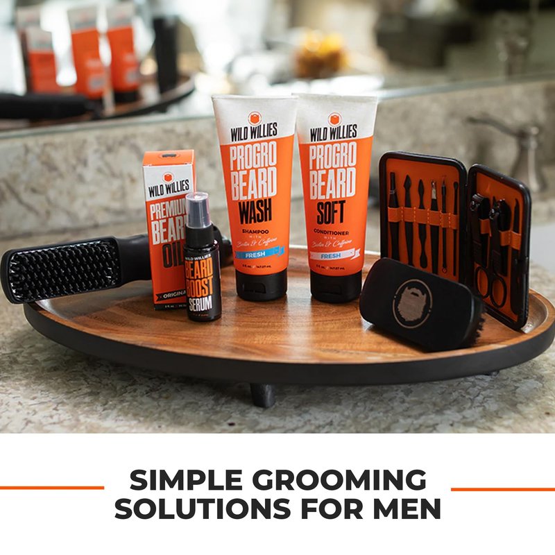 Wild Willies Beard Oil for Men - Natural ingredients Promote Deep Conditioning - Removes Itch & Dandruff - Deep Softening Treatment - Best Beard Oil & Conditioner - 2 Fl Oz, (Pack of 2)
