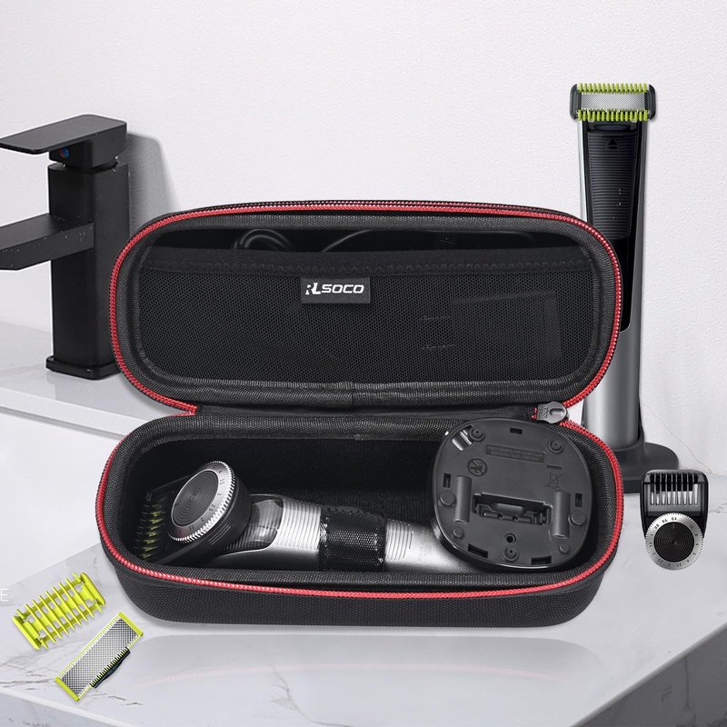 RLSOCO Hard Case Compatible With Philips QP6530/70,QP6530/80,QP6531/70,QP6550/70,QP6520/70,QP6510/20,QP2520/90, QP2630/70, QP2520/20 Hybrid Electric Trimmer (Case Only)