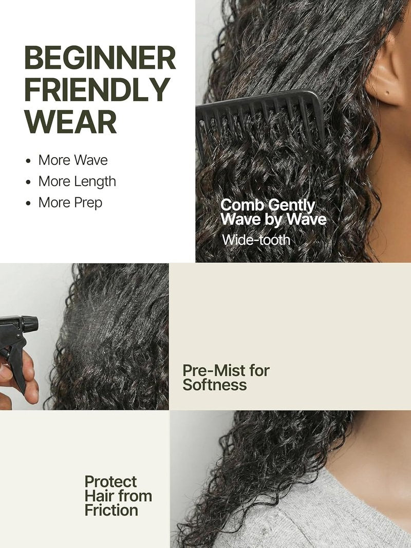Frodio 13X4 Lace Frontal Braided Wig - Glueless 200% Density Natural Black | 16 Inches, Veralux Fiber Blend for Black Women