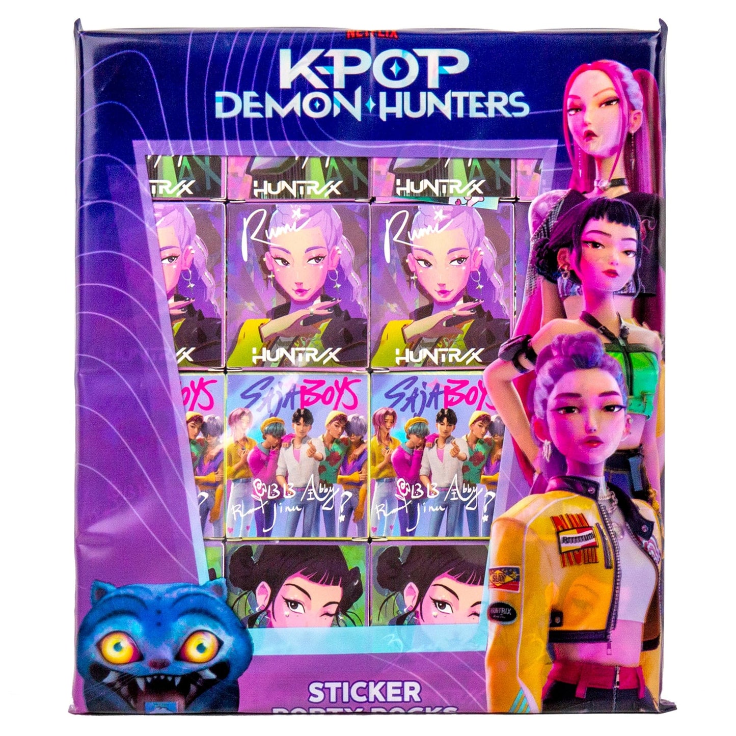 Kpop Demon Hunters™ Sticker Party Packs - 16 Boxes with 5 Stickers Each, Great Kpop Demon Hunters Party Favors, Valentine's Day, Kids Birthday Gifts, Official K Pop Merch