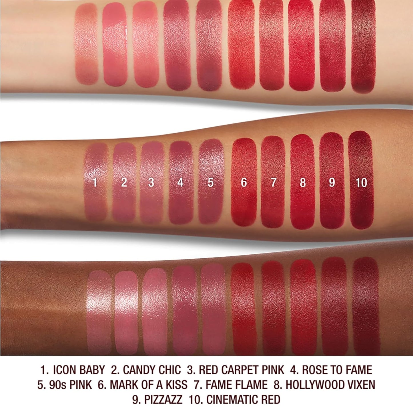 Charlotte Tilbury K.I.S.S.I.N.G Lipstick - Hydrating Moisturizing Lipstick for Luminous, Fuller Lips | Light-Diffusing Pigments