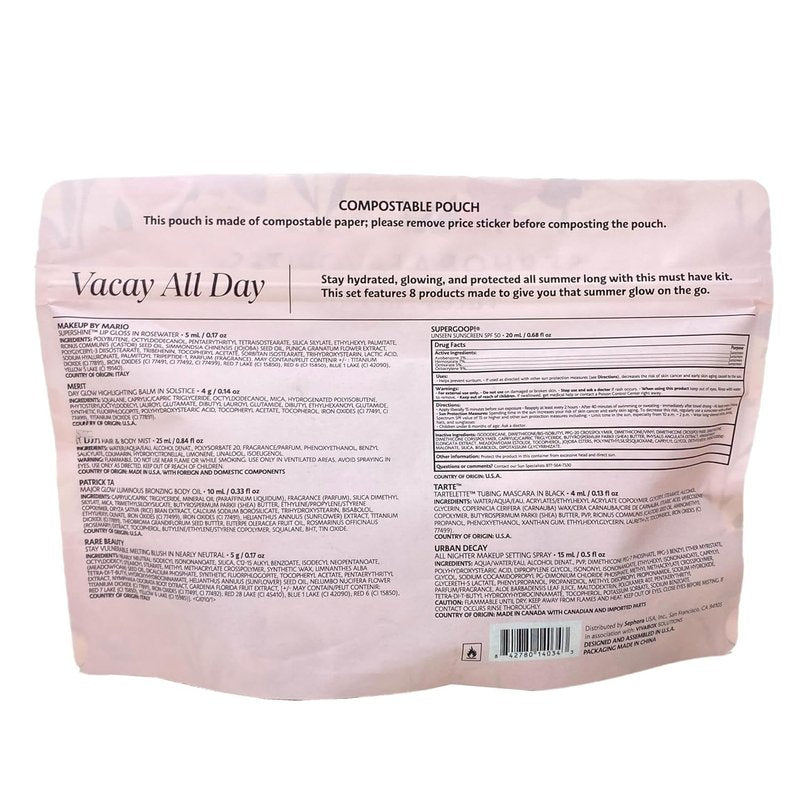 Sephora Favorites | Vacay All Day Sun-Ready Beauty Set - 8 Essential Products
