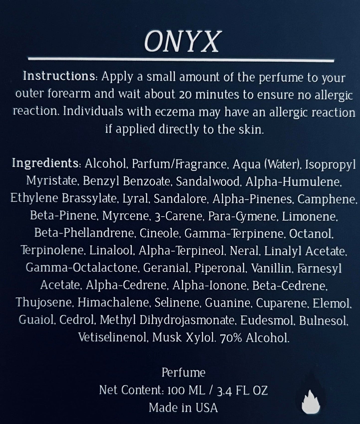 Chevalier Onyx Men’s Cologne – Long Lasting Eau de Parfum Spray – Notes of Vanilla, Sandalwood & Citrus – Luxury Fragrance for Men – 3.4 oz / 100 mL