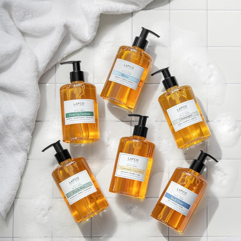 LAFCO New York Liquid Soap - Chamomile Lavender, 12 oz | Regenerates & Moisturizes All Skin Types, Hypoallergenic & Cruelty-Free