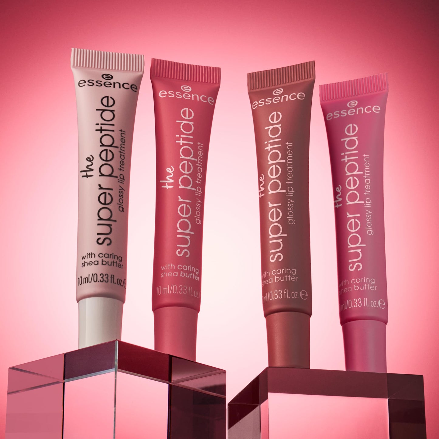 essence | The Super Peptide Glossy Lip Treatment | Hydrating, Nourishing and Non-Sticky | Vegan, Gluten Free and Cruelty Free (03 |Toffeetastic!)