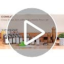 ComSaf 6-Pack Glass Spice Jars with Twist-Select Shaker Lids 4 oz