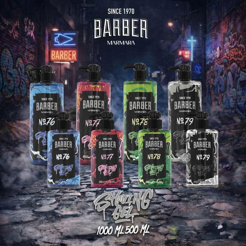 Barber Marmara Shaving Gel Series (1000 ml, 77)