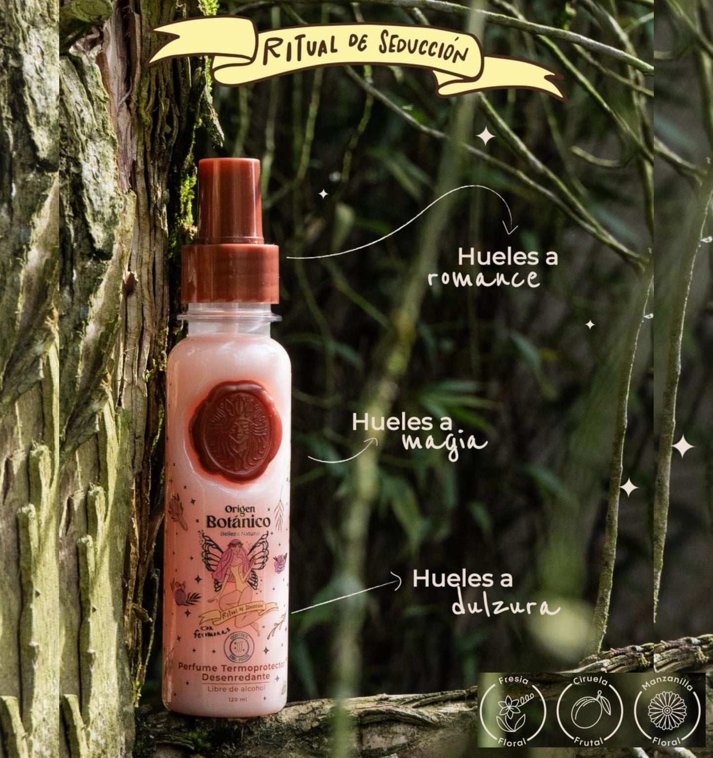 Origen Botanico Keratin Hair Treatment Ritual Botanico Kit Keratina Para Alisar El Pelo Organic Vegan Formula With 12 Natural Oils For Long Lasting Smooth Shiny Frizz Control (Keratina 120 ML)