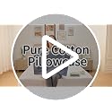 Lirex 2 Pack King Cotton Pillowcases - Breathable Dark Grey, 20"x36"