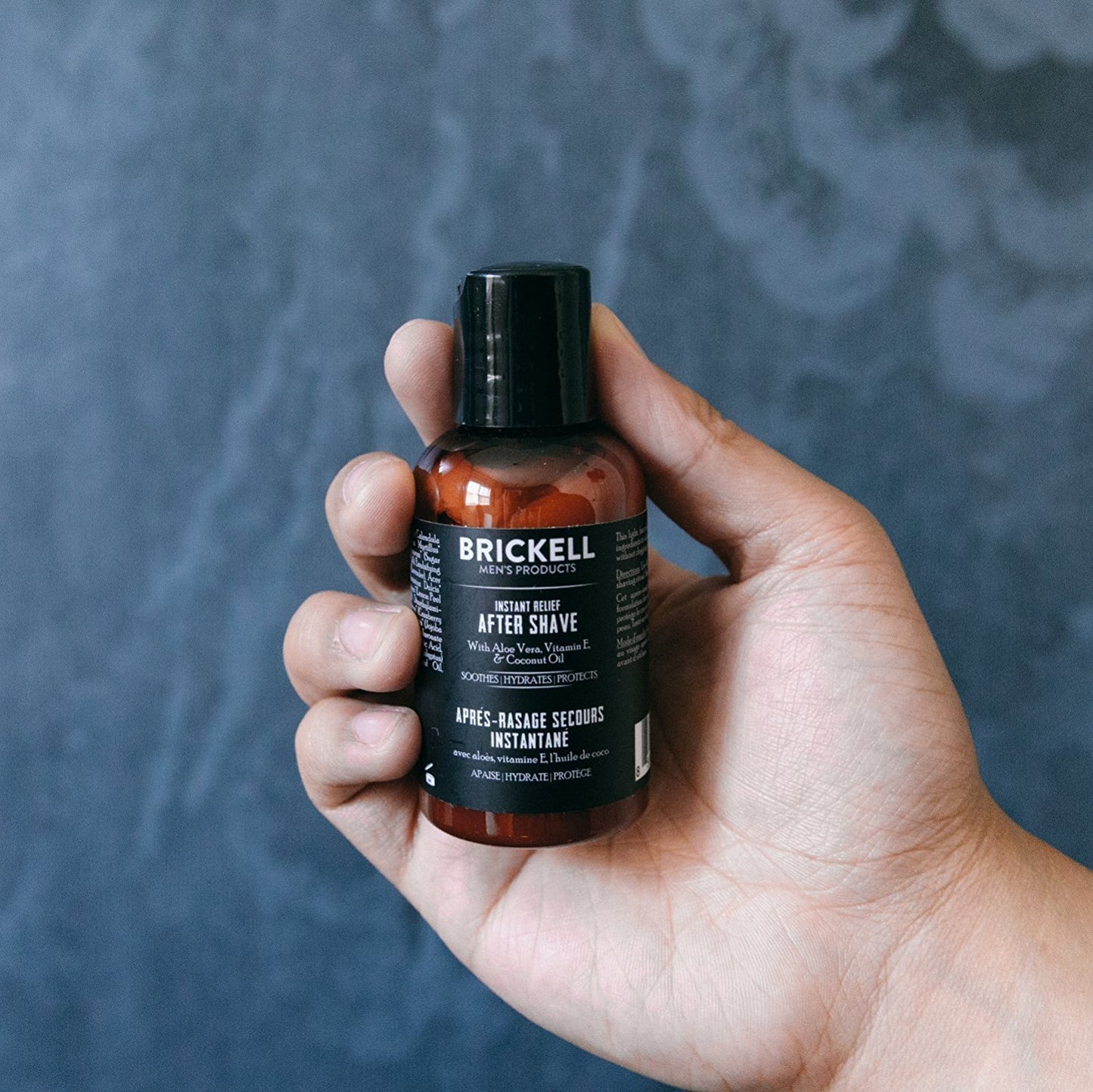 Brickell Men's Instant Relief Aftershave for Men, Soothing After Shave Balm to Prevent Razor Burn, With Aloe, Vitamin E, and Hyaluronic Acid, 2 Ounce, Unscented