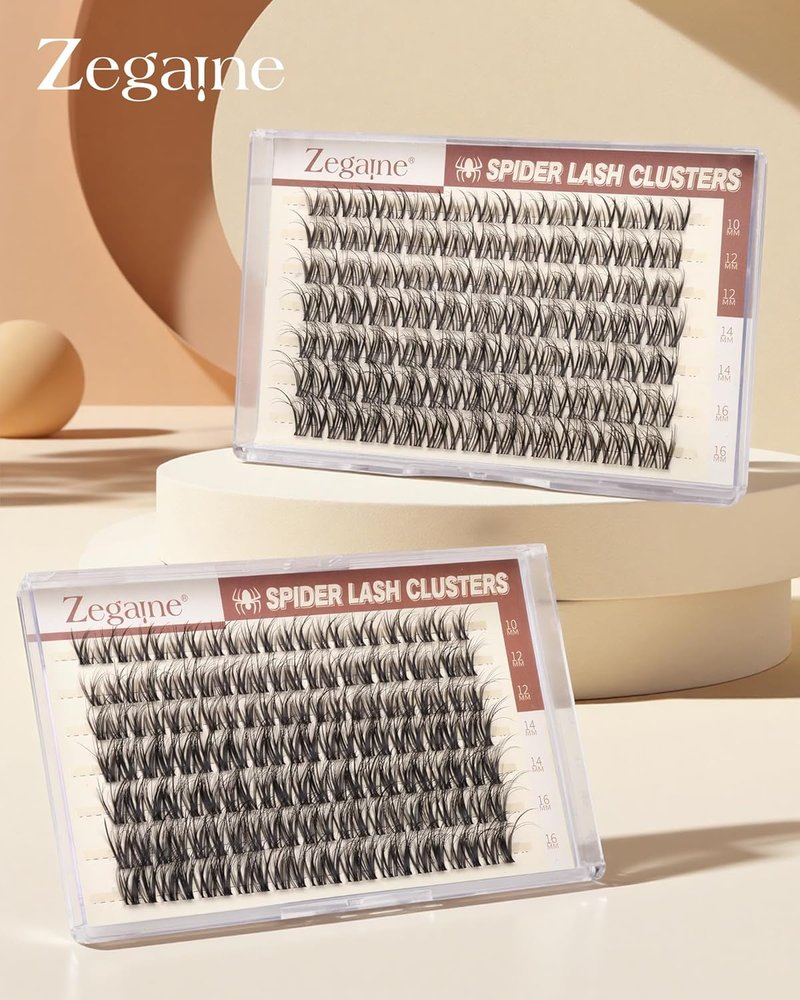 Natural Eyelash Clusters - Spider Lashes with Invisible Band | Wispy 10-16MM Extensions