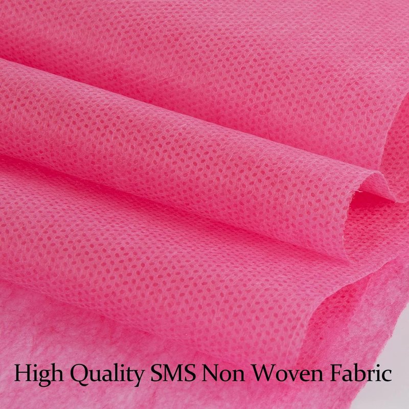 YEEOZOE 100PCS Disposable Massage Table Sheets, Pink Spa Bed Covers for Esthetician, Spa, Waxing, Lash, Tattoo, Salon Table, 31.5" X 71"