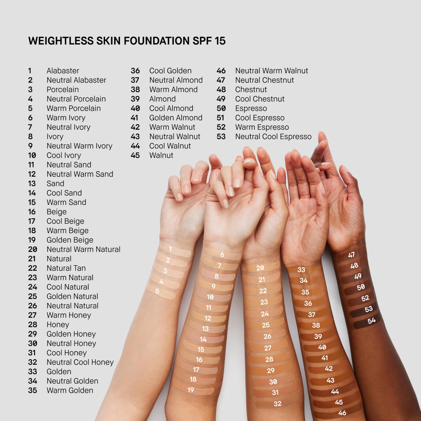 Bobbi Brown Weightless Skin Foundation SPF 15 | Oil-Controlling, 24-Hour Hydrating Foundation, Medium Coverage| Natural Matte Finish, 1 Fl Oz, Sand