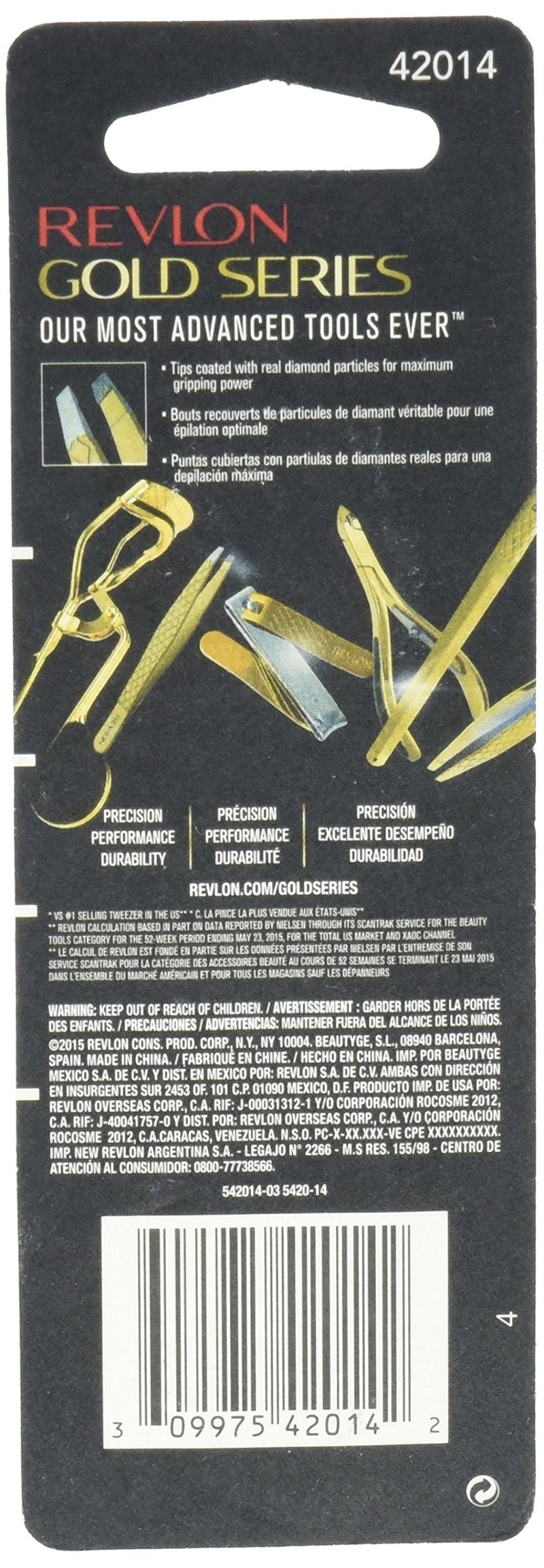 Revlon Gold Series Slant Tweezer