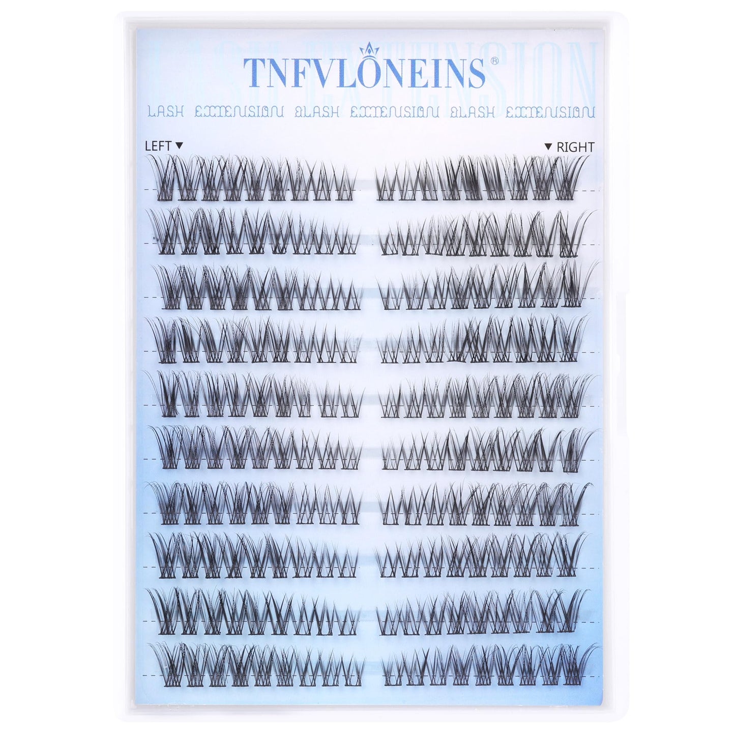 Wispy Lash Extension Kit Natural Lash Clusters 180Pcs Individual Lashes Clusters Kit Natural Eyelash Extension Kit C Curl Cluster Eyelash Extensions with Bond and Seal and Tweezers by TNFVLONEINS