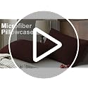 BEDSUM King Microfiber Pillowcases Set of 2 - 20x40, Black