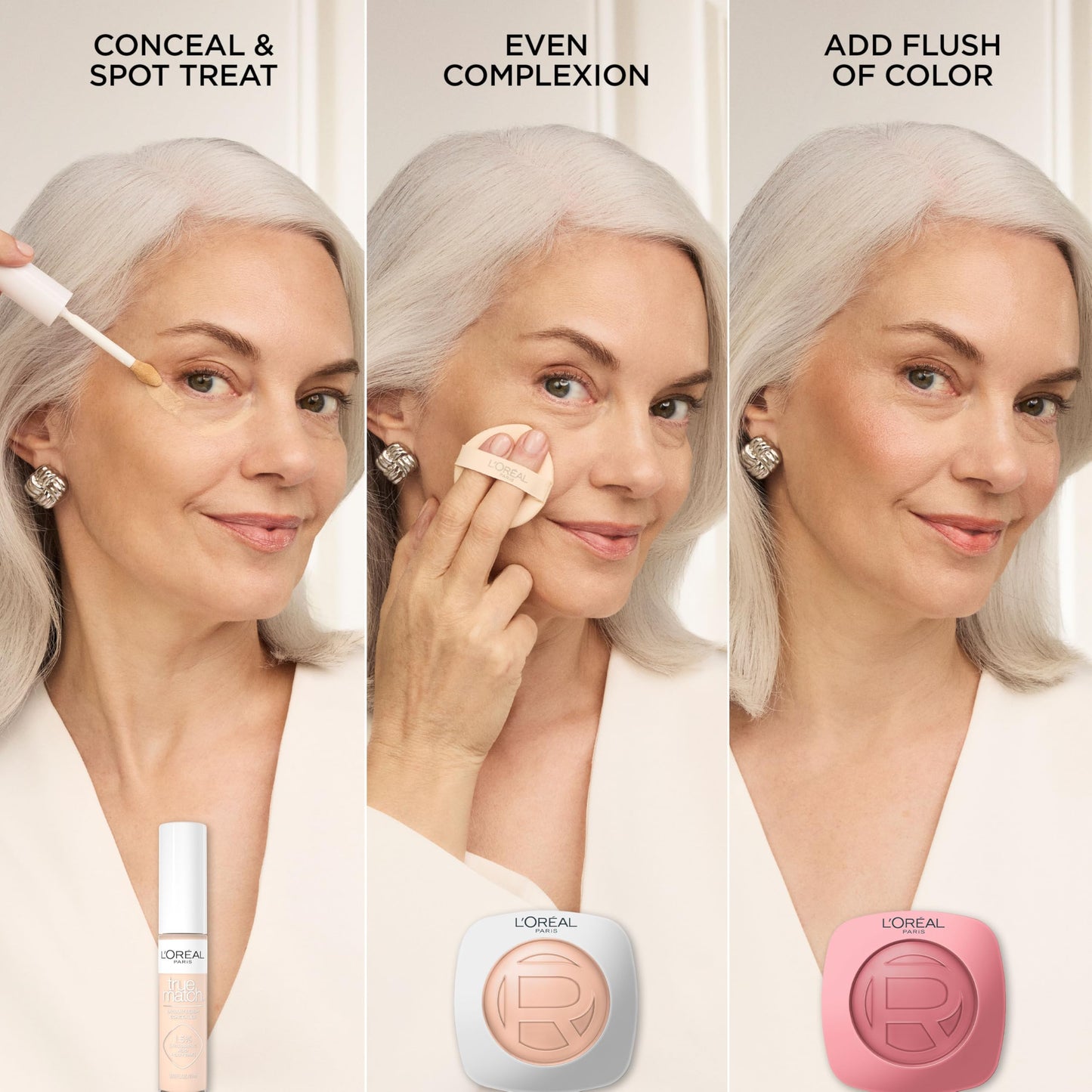 L'Oreal Paris True Match Hyaluron Tinted Balm Foundation, Skincare Foundation with Light to Medium Radiant Coverage, Minimizes Wrinkles and Fine Lines, Non-Comedogenic Formula, Deep 9