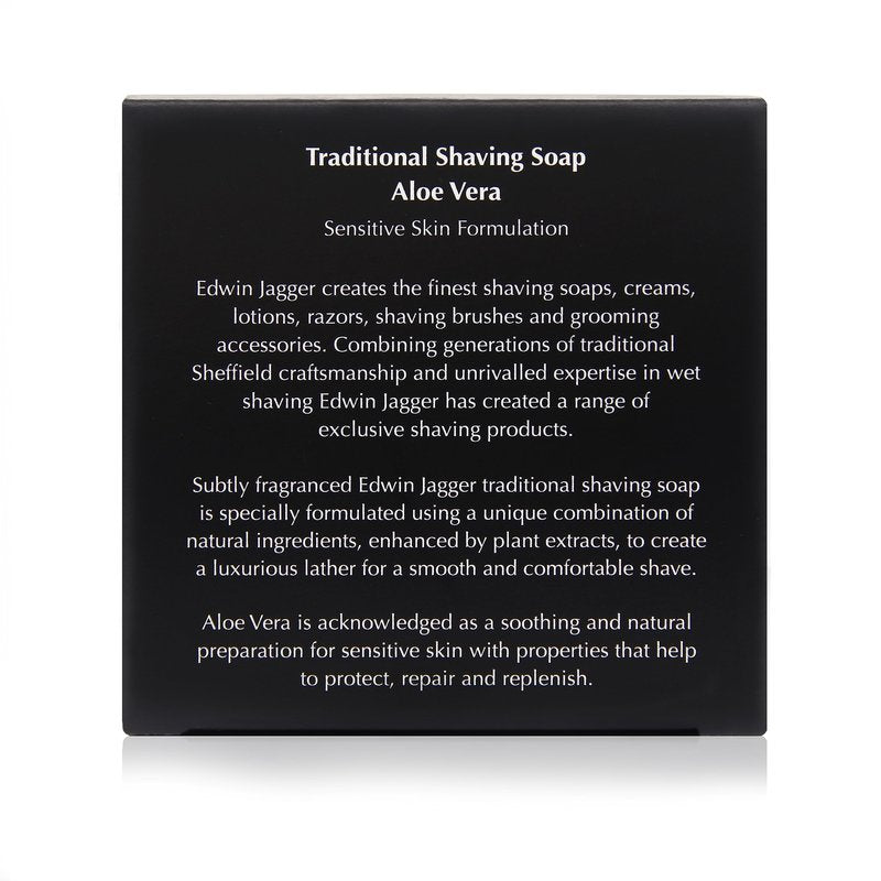 Edwin Jagger Aloe Vera Shaving Soap Refill 65g (3 Pack)