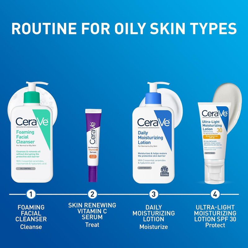 CeraVe Daily Moisturizing Lotion - Hydrating Body & Face Moisturizer with Hyaluronic Acid | Fragrance-Free, 19 Oz