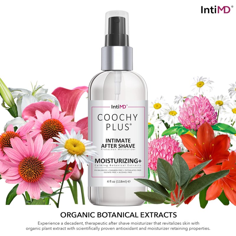IntiMD Coochy Plus HydroLock Moisturizing + 3-Steps Kit Intimate Shave Gift Set Nouria Pre-Shave Elixir Oil + Coochy Plus Shave Cream + Coochy Plus After Shave Protection Mist (Set of 3, Sweet Diva)
