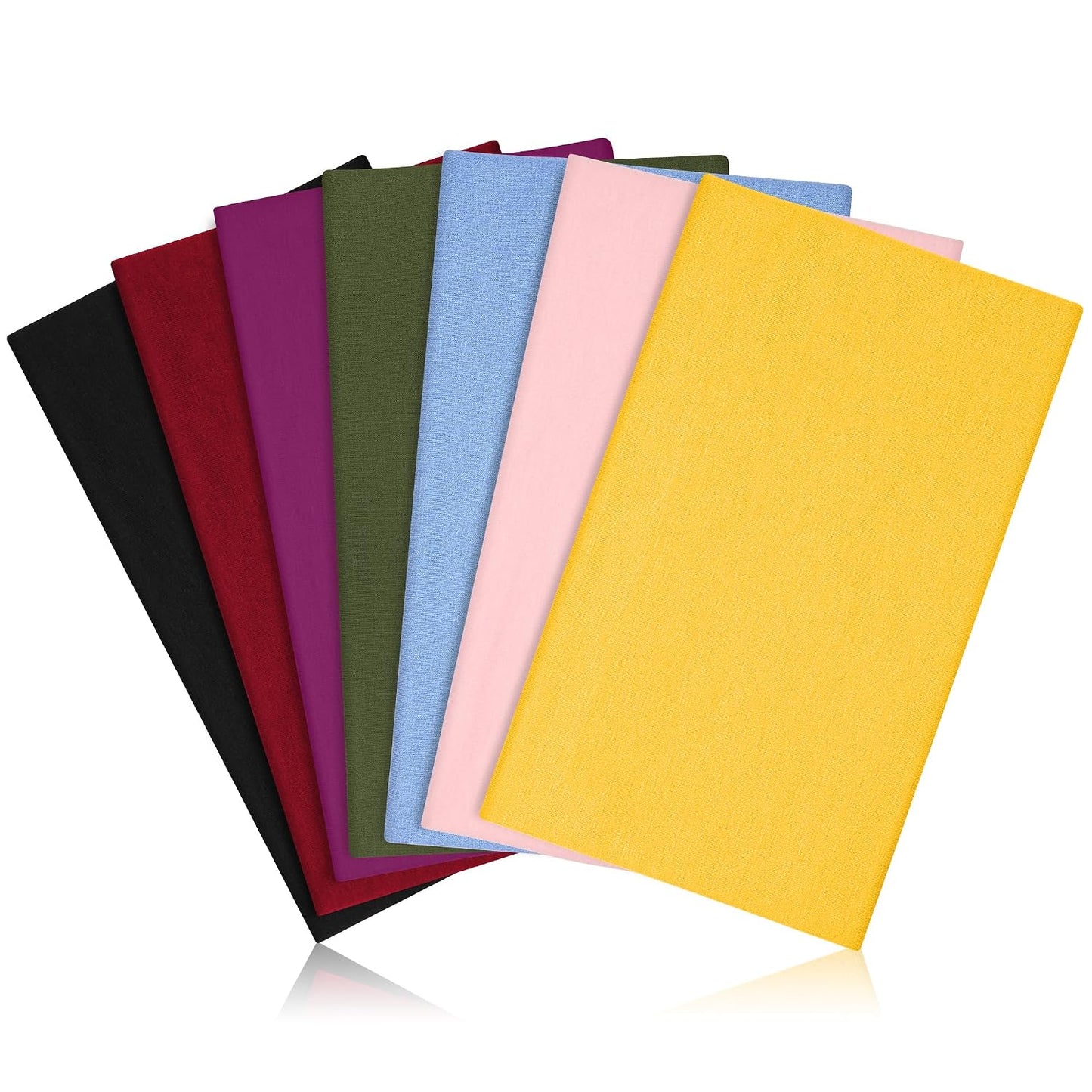 Wide Cloth Headbands for Women - 7PCS Soft & Stretchy Hair Bands for Workout, Yoga & Daily Wear