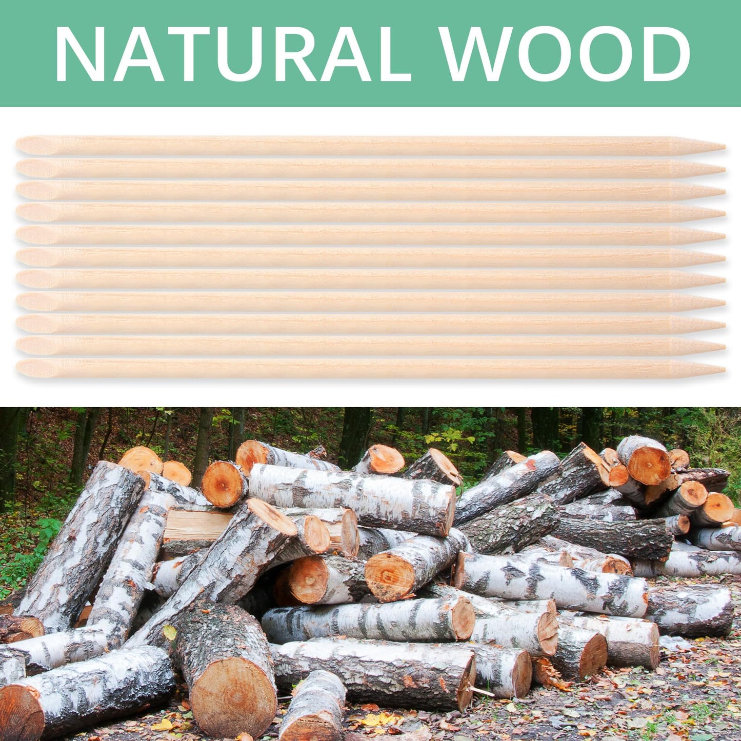 800 Pcs Orange Wood Sticks for Nails, Double Sided Multi-Use Wooden Cuticle Pusher Sticks Disposable Manicure Pedicure Tool Cuticle Stick for Nails, Eyebrow Waxing, Facial Hair Removal