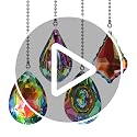 Crystal Pull Chain Extension for Ceiling Fans - 4 Pieces