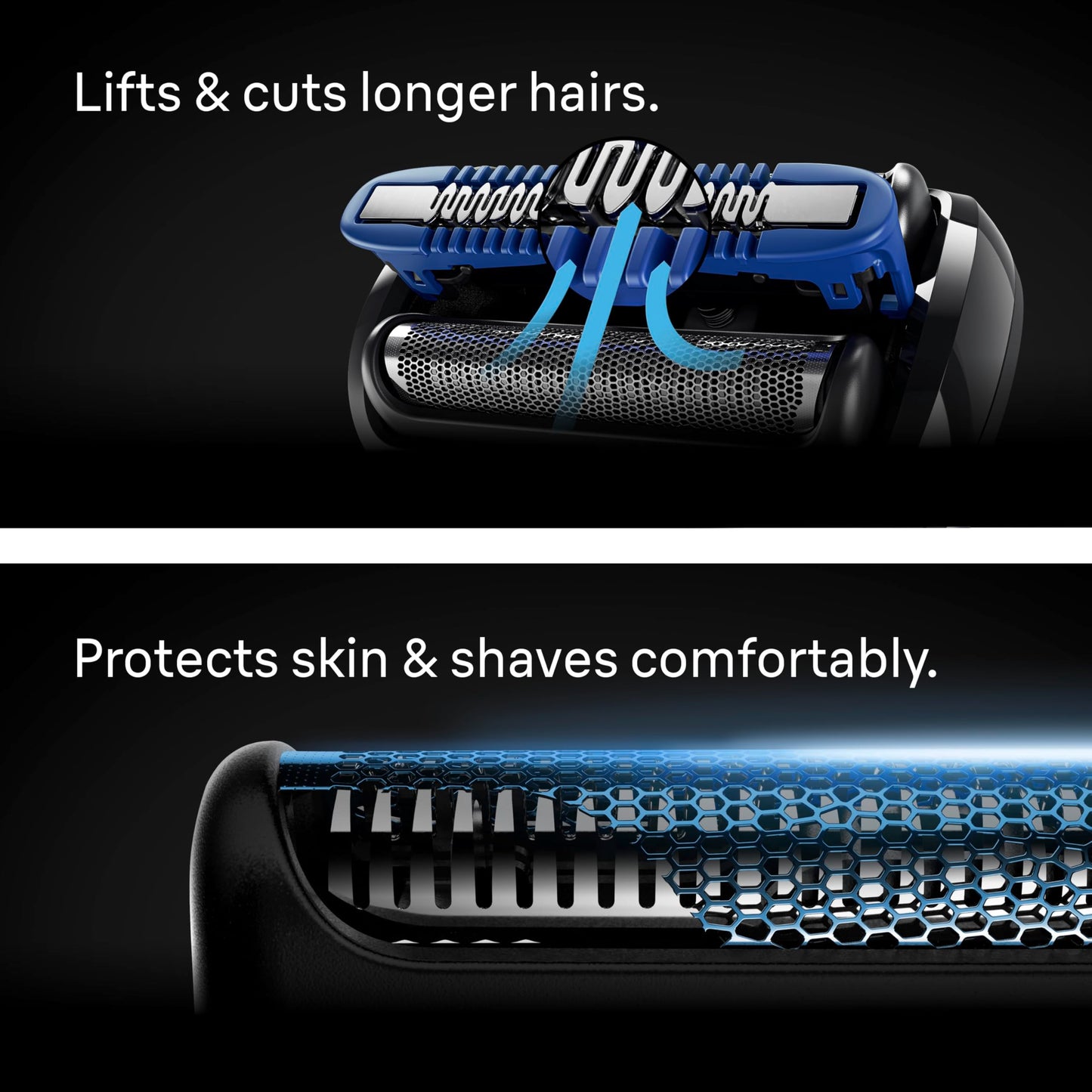 Braun Electric Razor for Men Series 7, Electric Shaver, Extra Head, Precision Trimmer, 4-in-1 Clean & Charge Center, Case, S7 7187ps