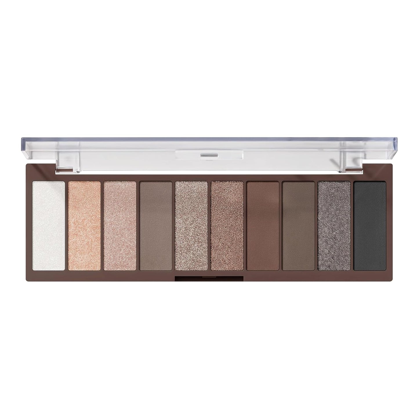 e.l.f. Perfect 10 Eyeshadow Palette - Ten Ultra-Pigmented Neutral Shades | Blendable Vegan Formula