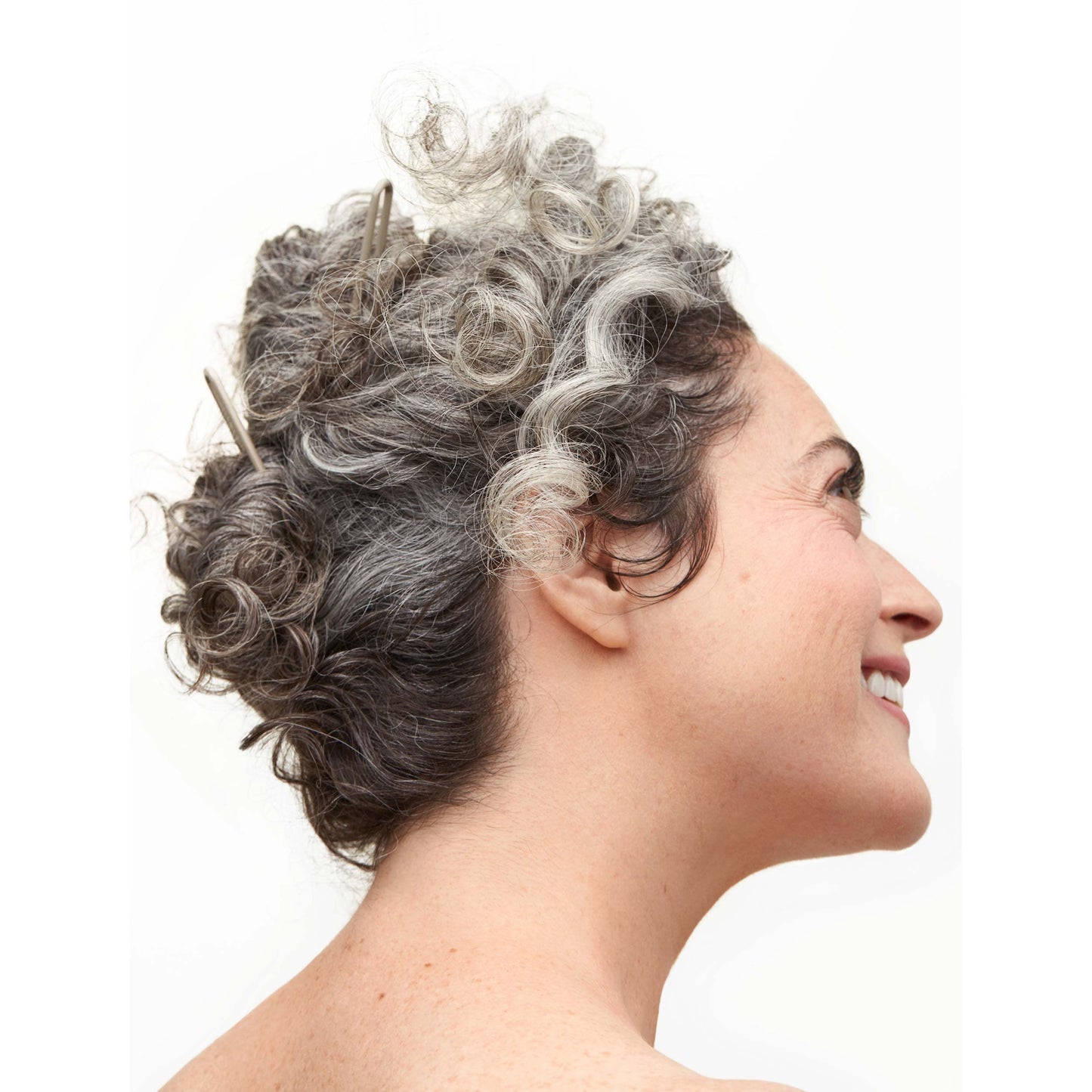 Day Rate Beauty Petite Power Pin 5.5-Inch, U-Shaped French Hair Pin for Buns, Twists and Updos, Nylon-Coated Claw Clip Alternative, Made in USA, Dove