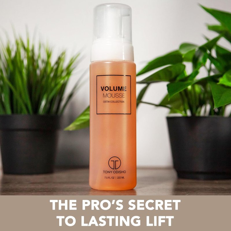 Volume Mousse - Lightweight Curl Volumizing Foam for Fine/Wavy Hair - Medium Hold & Shine Boost - 250ml