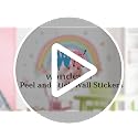 Wondever Reading Corner Wall Decals - Numbers & Shapes for Kids