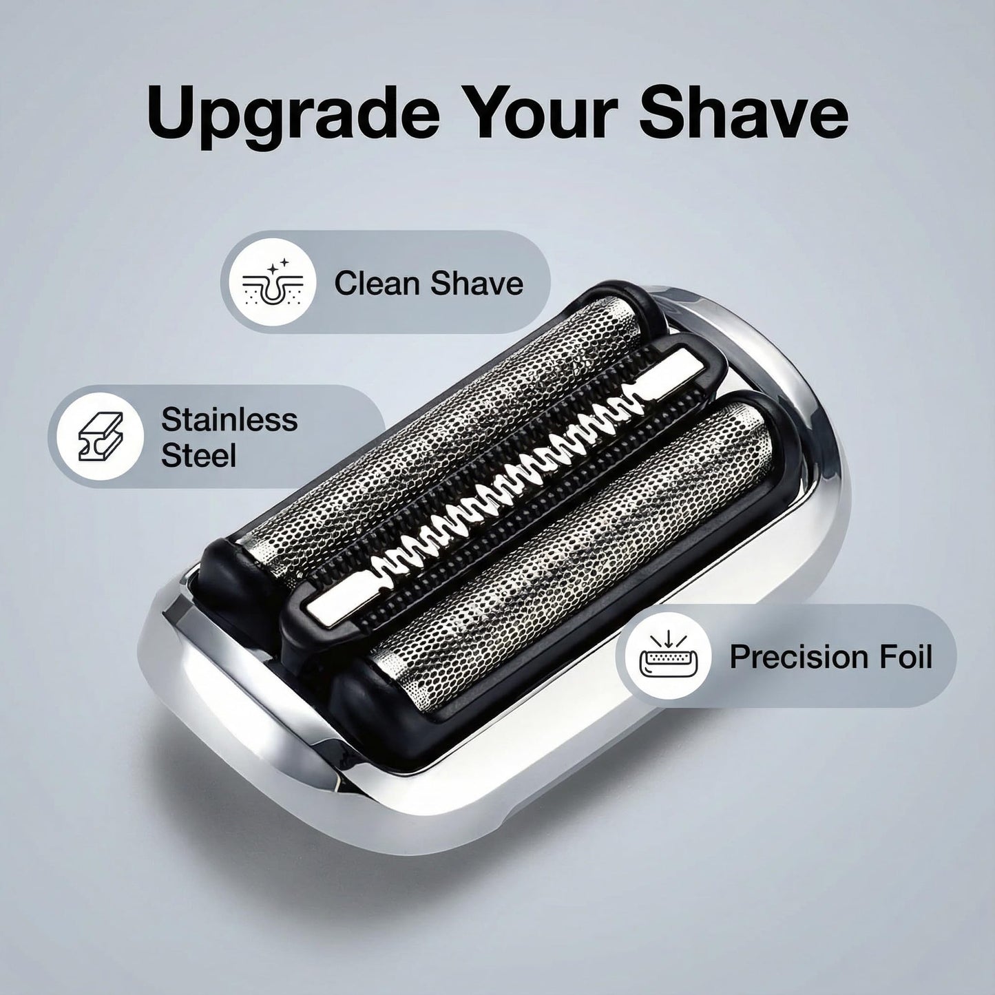 73S Series 7 Replacement Shaver Head for Braun S7 360 Flex Compatible, Replacement Blades for Braun Series 7 7020s 7025s 7027cc 7071cc 7075cc 7085cc (2PCS)