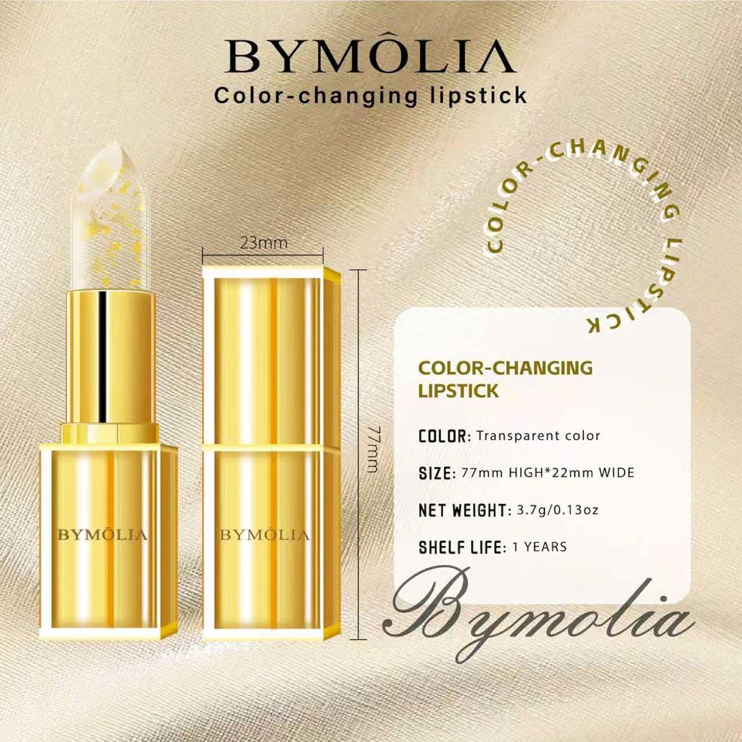 Color-Changing Lipstick - pH Activated Tint Balm for Personalized Color | Long-Lasting Hydrating Formula, Non-Sticky, All Skin Tones