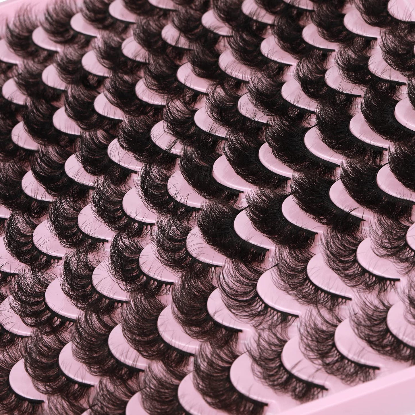 Mink Lashes - 48 Pairs Dramatic 10D Faux Mink Eyelashes | Soft & Thick Styles Mix