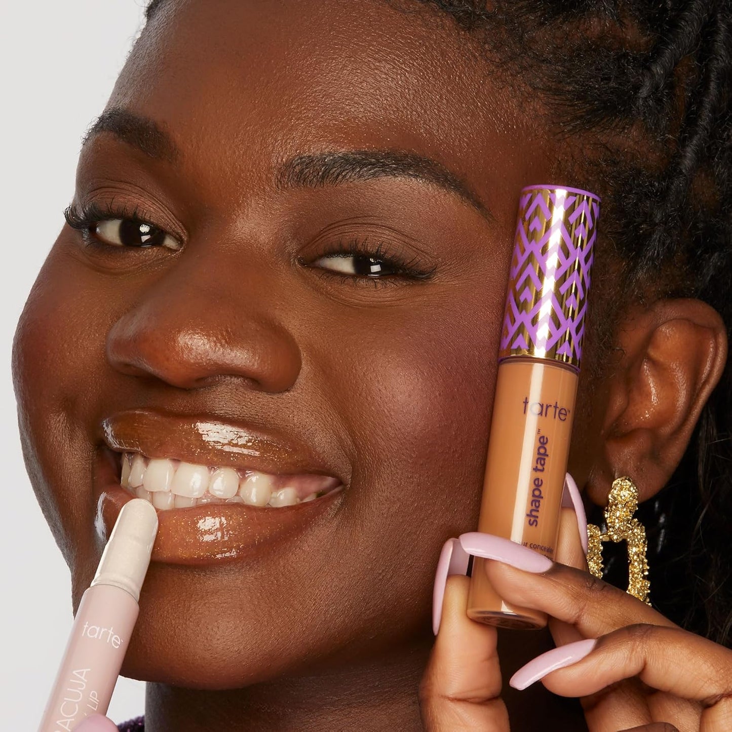 Tarte Shape Tape Concealer & Maracuja Juicy Lip Duo - Full Coverage for Dark Circles | Hydrating Lip Gloss Balm