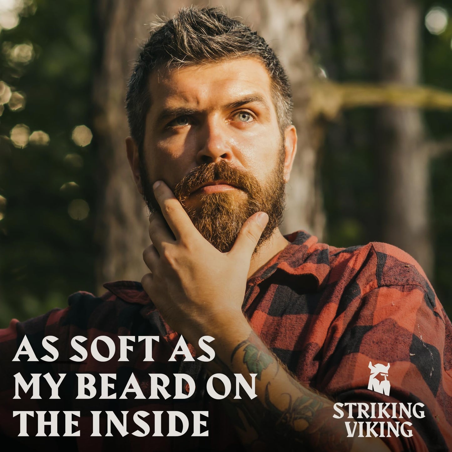 Striking Viking Citrus Beard Oil for Men - 2 Fl Oz - Moisturizing & Softening Formula - Supports Fuller Beard Growth - Soothing Tea Tree & Jojoba Oil Infusion