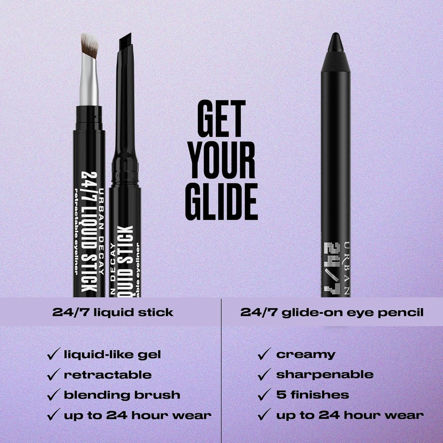 Urban Decay 24/7 Glide-On Waterproof Eyeliner Pencil - Smudge-Proof, Long-Lasting Color | 0.04 oz