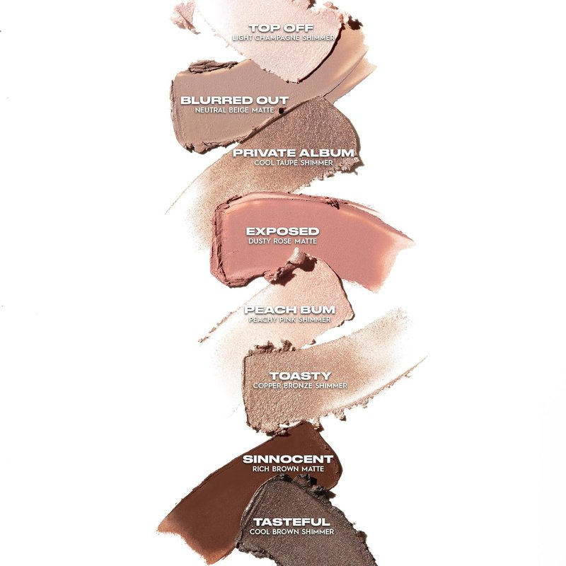 Naked Eyeshadow Stick - Waterproof Cream Eye Shadow Base | Crease-Proof, 16HR Wear, Soft-Blur Effect