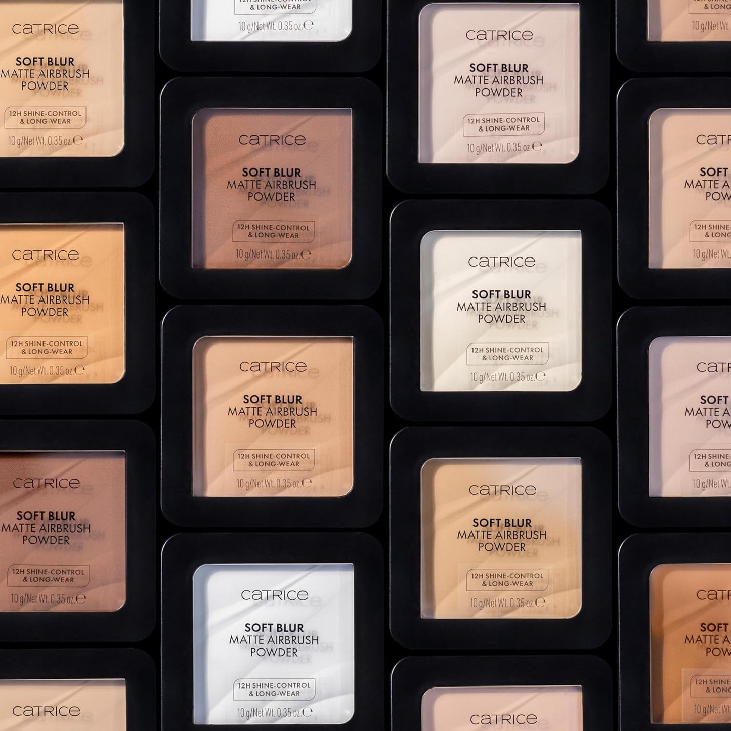 Catrice Soft Blur Matte Airbrush Powder - Lightweight, Talc-Free Setting Powder for Long-Lasting Makeup | Vegan & Cruelty-Free (001N)
