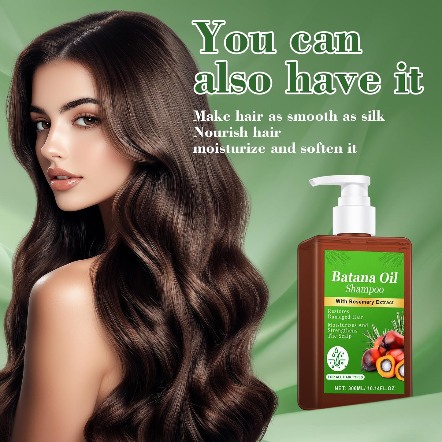 Rosemary Shampoo for Hair Growth - Nourishes Scalp, Reduces Breakage & Adds Shine | 10.1 fl oz