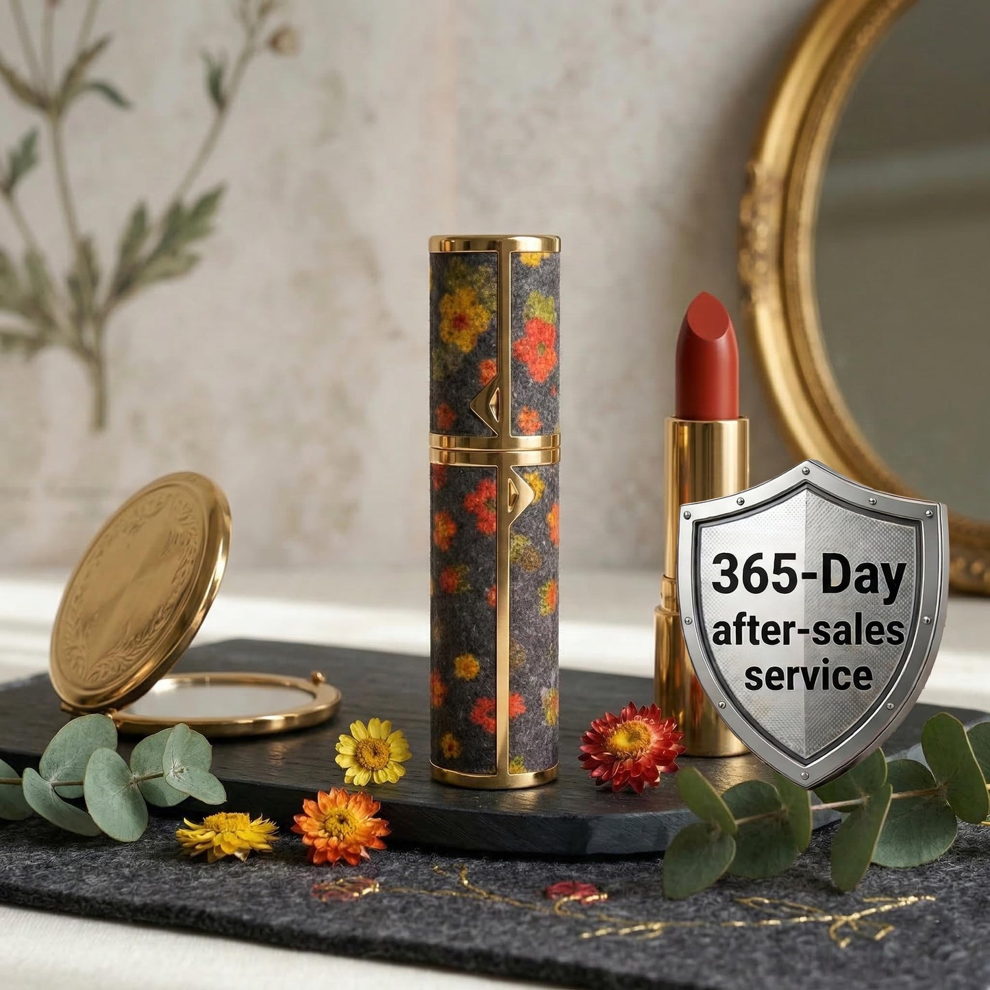 BODORISEN Travel Perfume Bottle Refillable 5ML, Leak-Proof Perfume Atomizer for Purse, Portable Mini Travel Size Spray Bottles for Fragrance, The Floral/Art Series, TSA Approved 3 Pcs