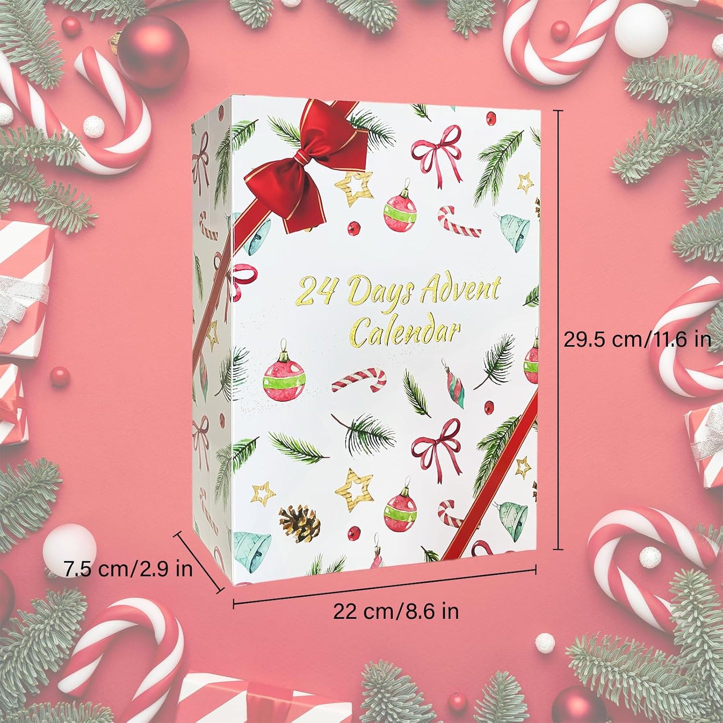 Makeup Advent Calendar 2025 - 24-Day Christmas Gift Set for Women & Teens | Holiday Countdown Kit
