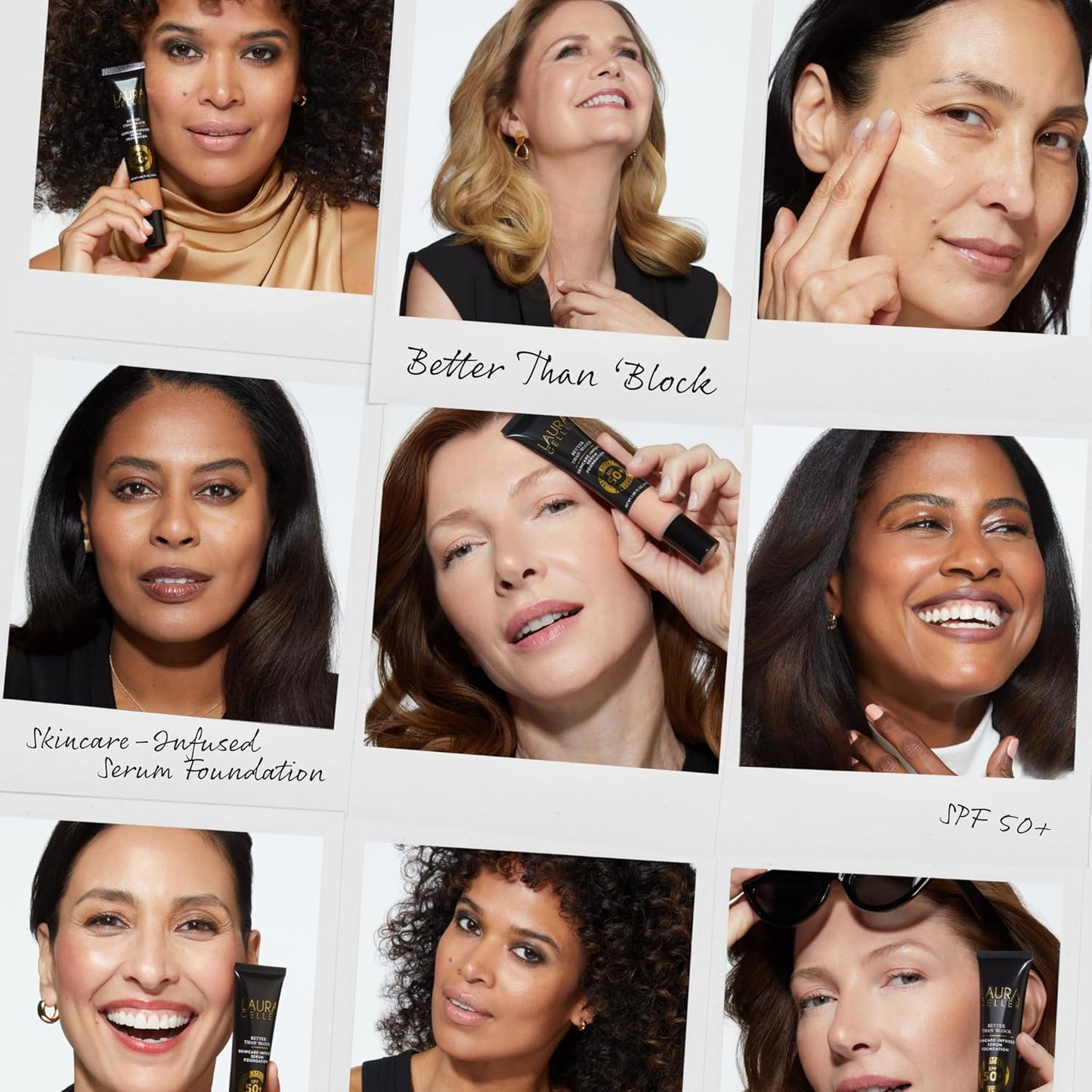 Laura Geller Better Than Block Serum Foundation SPF 50+ | Lightweight, Buildable Coverage for Mature Skin – 02 Light