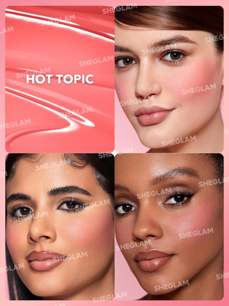 Color Bloom Liquid Blush Makeup for Cheeks - Matte Finish | 004 Hot Topic