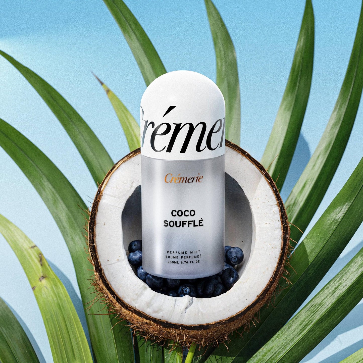 CREMERIE Perfume Mist Coco Souffle Coconut Fragrance Body & Hair Spray 6 fl oz Light Airy Multi-Purpose Mist Unisex