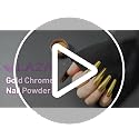 Laza Gold Chrome Nail Powder - Mirror Effect Metallic Glitter