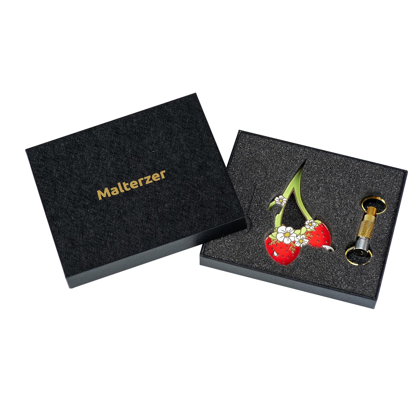 MALTERZER Keychain Safety for Women Self Defense Strawberry Key Chain Accessories Set (Strawberry keychain set 2)