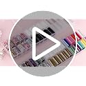 Lace Nail Foil Stickers - 10 Rolls Black & White Holographic Designs